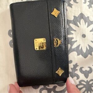 MCM Black Wallet Trifold